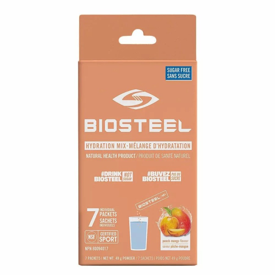 Training * | Biosteel Hydration Sports Drink Mix 7 Count Box Peach Mango