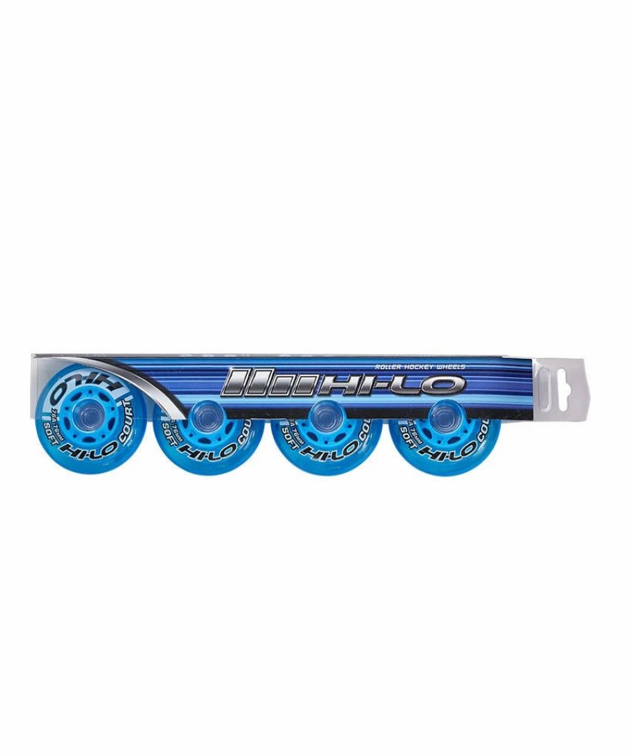 Roller/Street * | Bauer Hi-Lo Court 76A/72Mm Roller Hockey Wheels 4 Pack