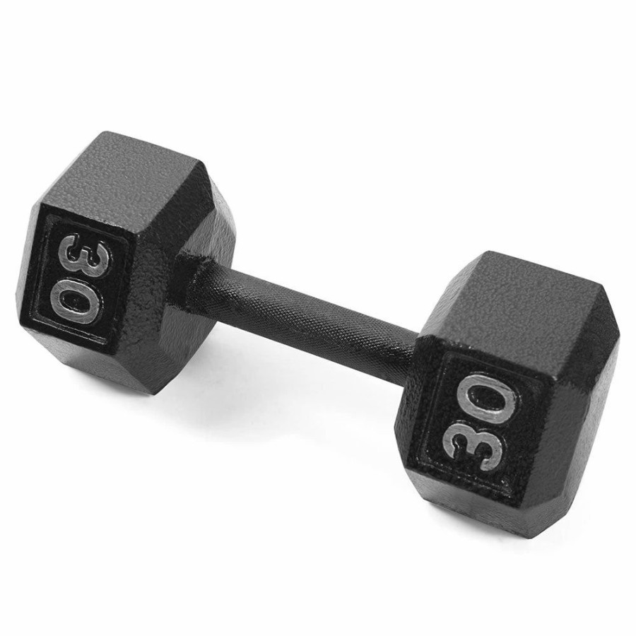 Fitness * | Cap Barbell 30 Lb Hex Dumbbell