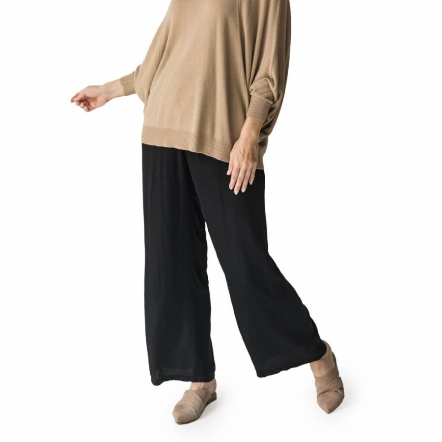 Apparel * | Cobblestone Living Alaina Silk Pants