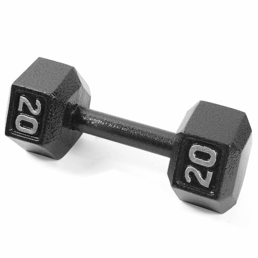 Fitness * | Cap Barbell 20 Lb Hex Dumbbell