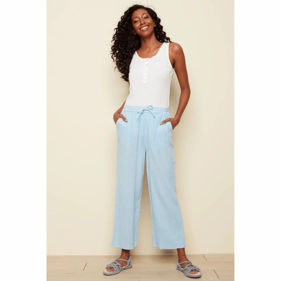 Apparel * | Charlie B Bubble Crop Palazzo Pants