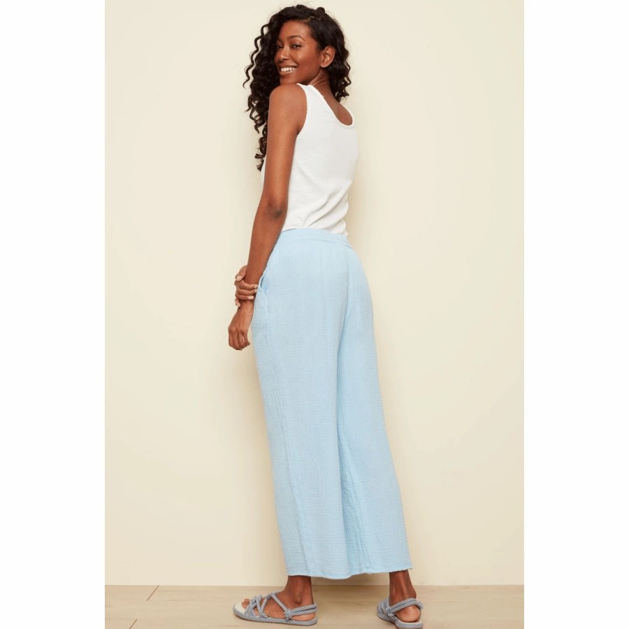 Apparel * | Charlie B Bubble Crop Palazzo Pants