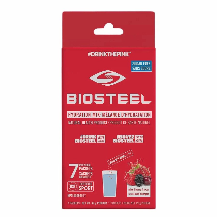 Training * | Biosteel Hydration Sports Drink Mix 7 Count Box Mixed Berry