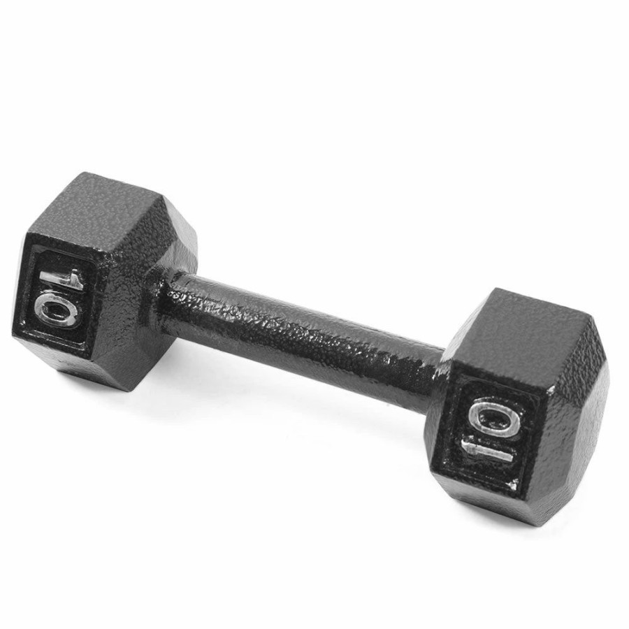 Fitness * | Cap Barbell 10 Lb Hex Dumbbell