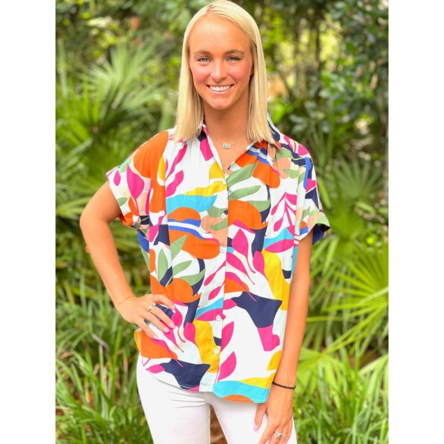 Apparel * | Brightly Printed Jodifl Top