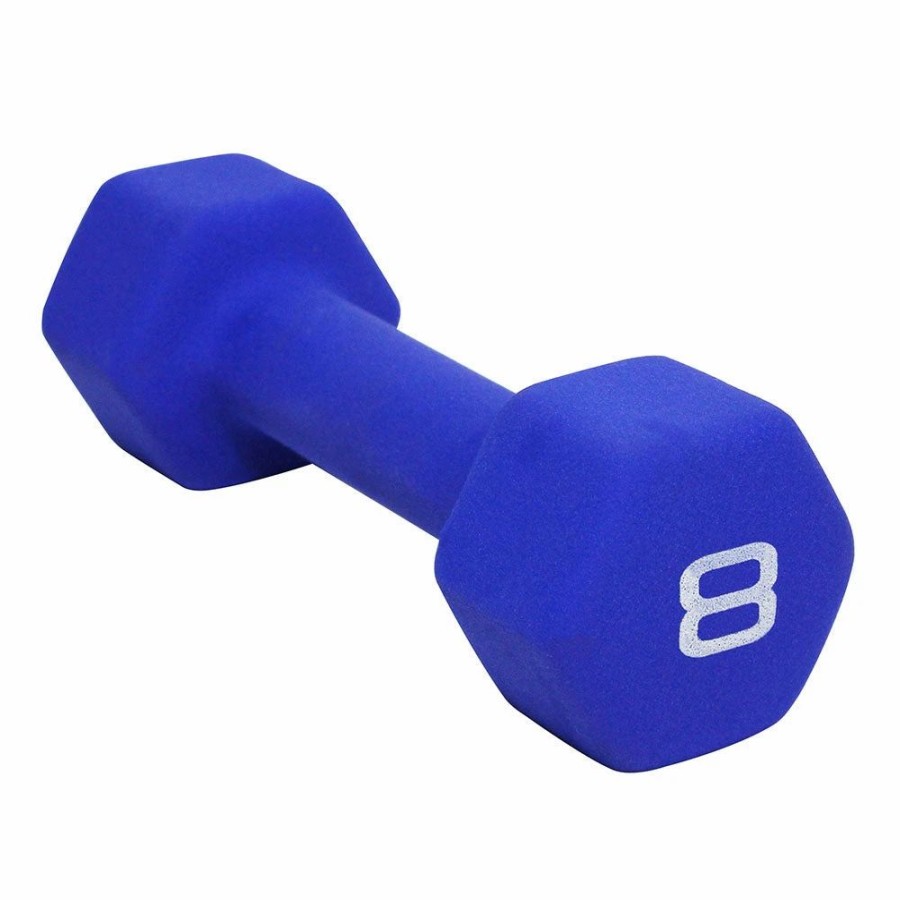 Fitness * | Cap Barbell 8 Lb Neoprene Dumbbell