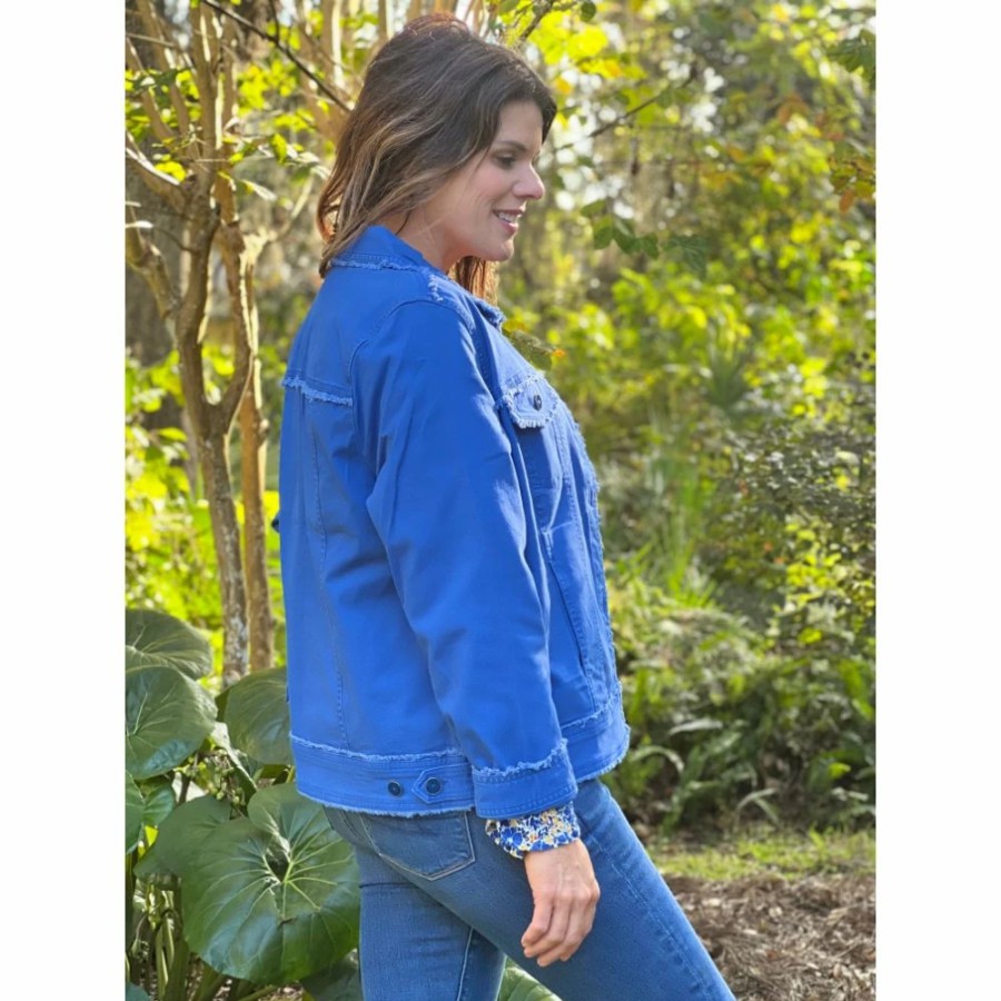 Apparel * | Habitat Camille Frayed Jacket