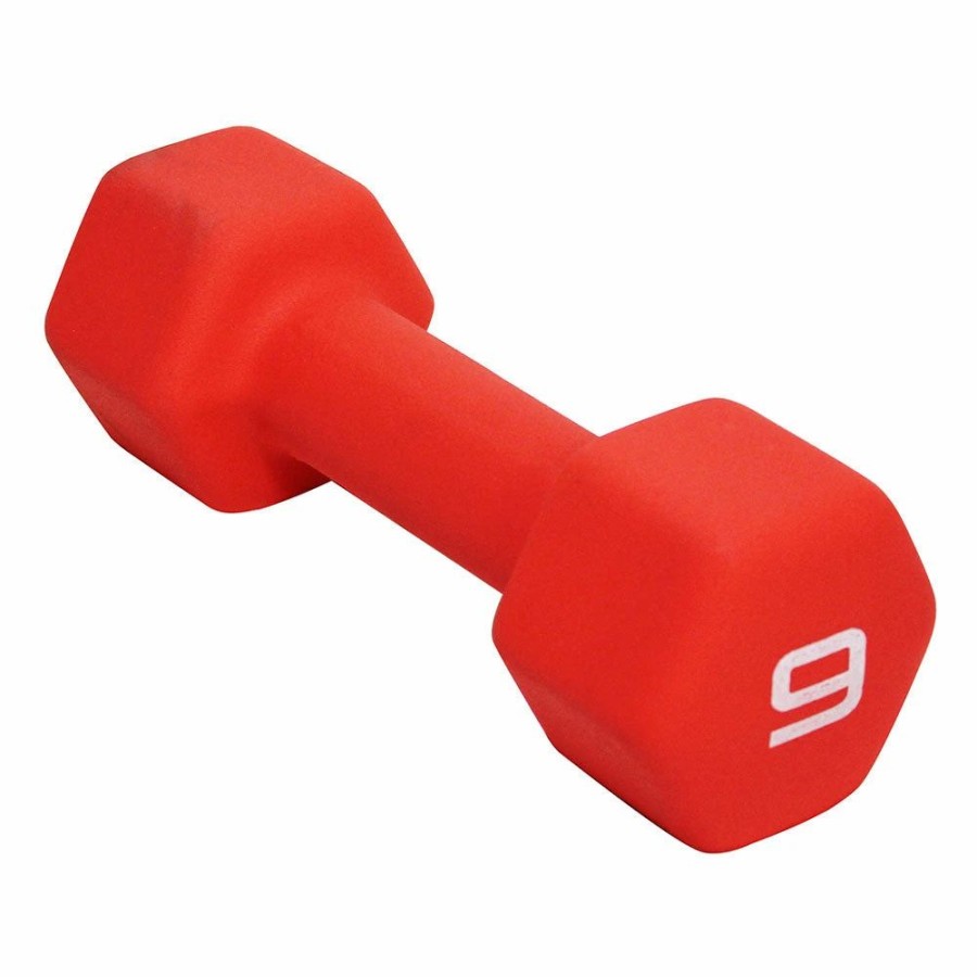 Fitness * | Cap Barbell 9 Lb Neoprene Dumbbell